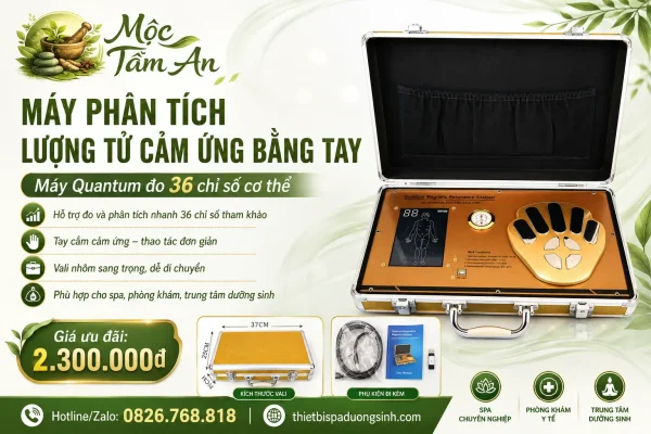 Khám Phá Máy Kiểm Tra Sức Khỏe Lượng Tử Phân Tích 36 Chỉ Số Cơ Thể