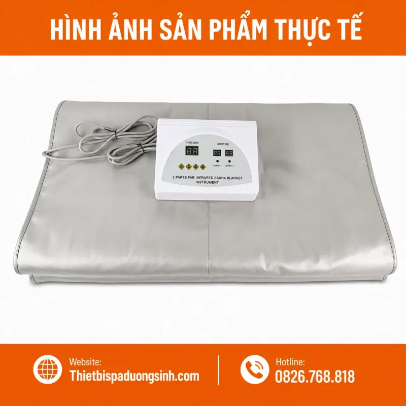 Chăn Điện Giảm Béo Tắm Trắng Xông Hơi 80x180cm – Chăn Xông Hơi Hấp Trắng Cho Spa
