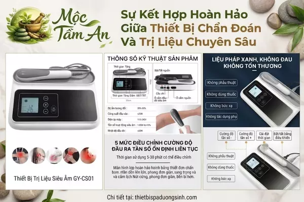 Sự Kết Hợp Hoàn Hảo Giữa Thiết Bị Chẩn Đoán Và Trị Liệu Chuyên Sâu