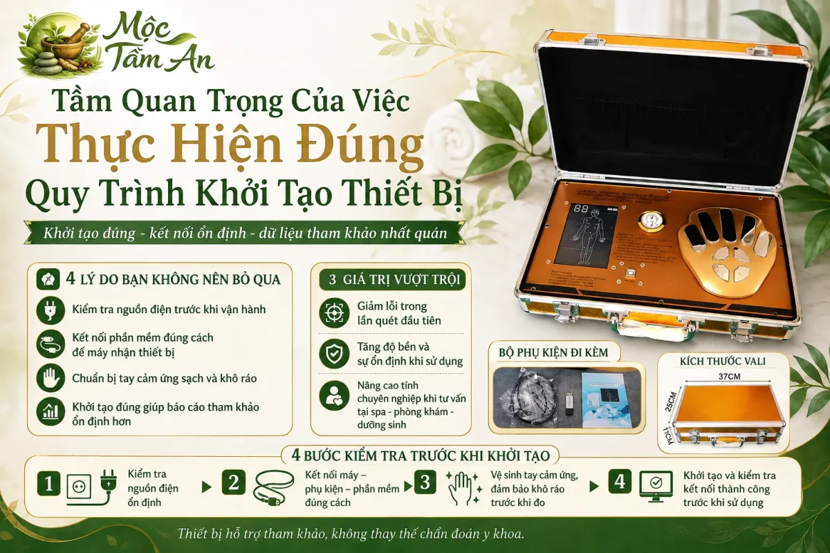 Tầm Quan Trọng Của Việc Thực Hiện Đúng Quy Trình Khởi Tạo Thiết Bị cài đặt sử dụng máy quantum