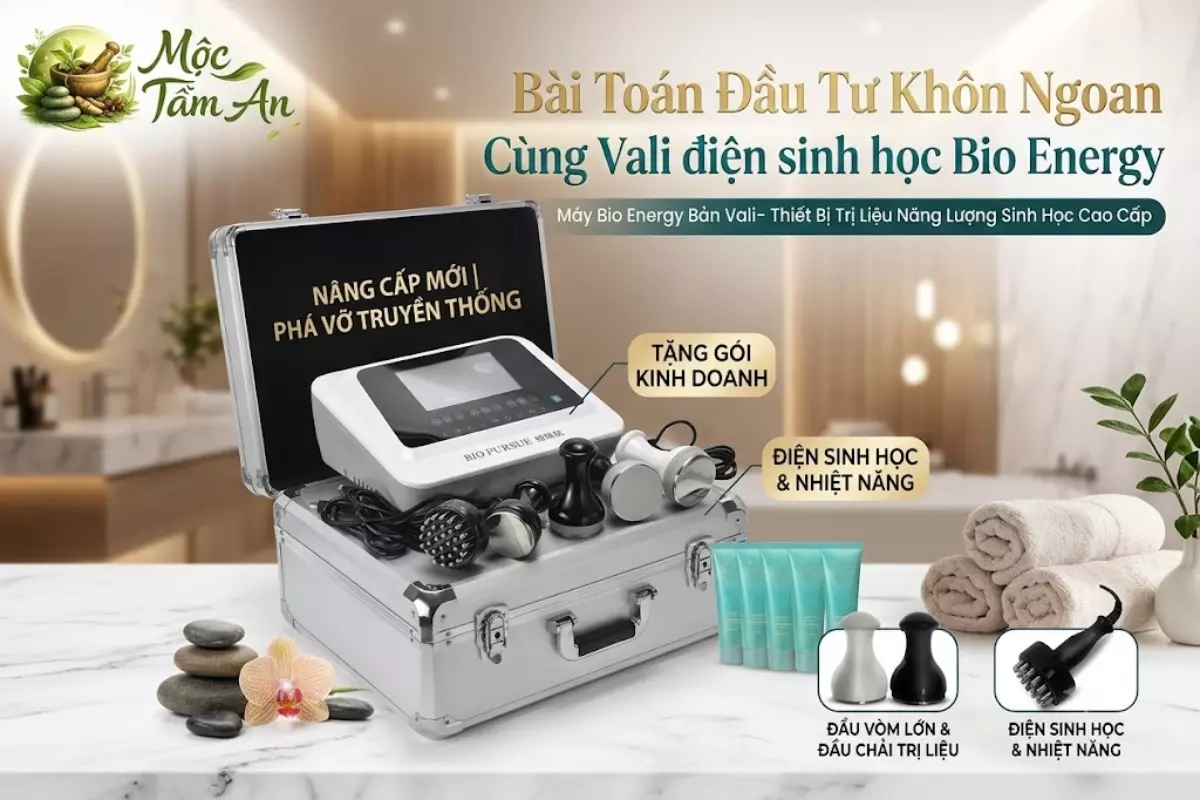 Bài Toán Đầu Tư Khôn Ngoan Cùng Vali điện sinh học Bio Energy