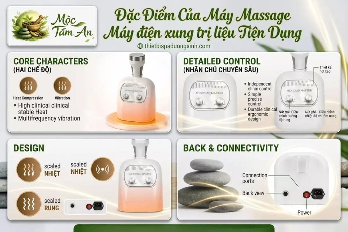 Đặc Điểm Của Máy Massage Máy điện xung trị liệu Tiện Dụng