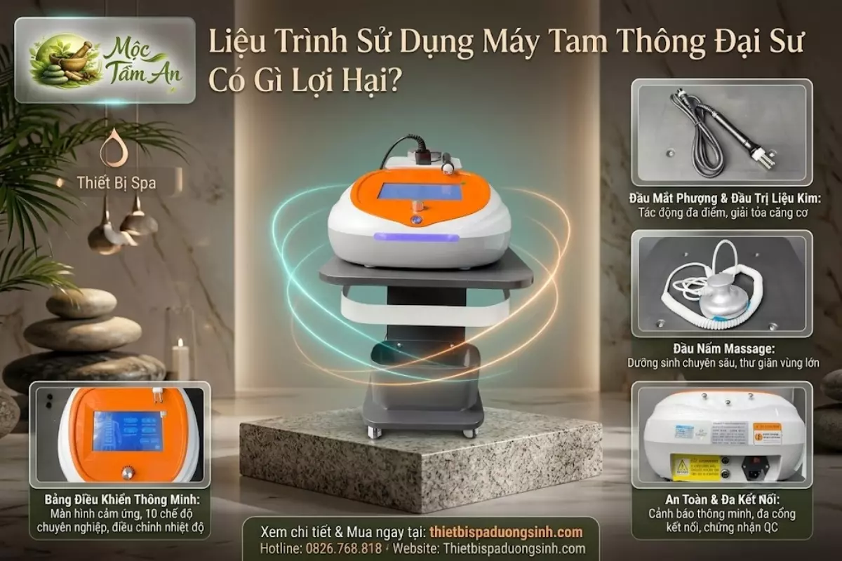 Liệu Trình Sử Dụng Máy Tam Thông Đại Sư Có Gì Lợi Hại?